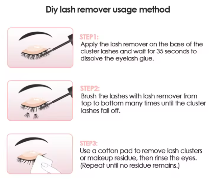 Lush Bee - DIY Eyelash Extension - Remover