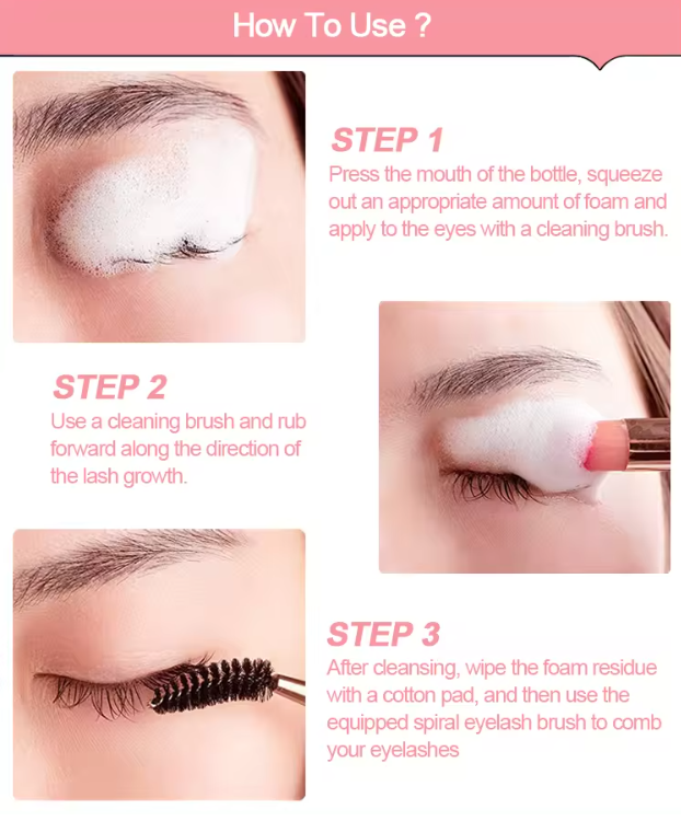 Lush Bee - Eyelash Foam Shampoo