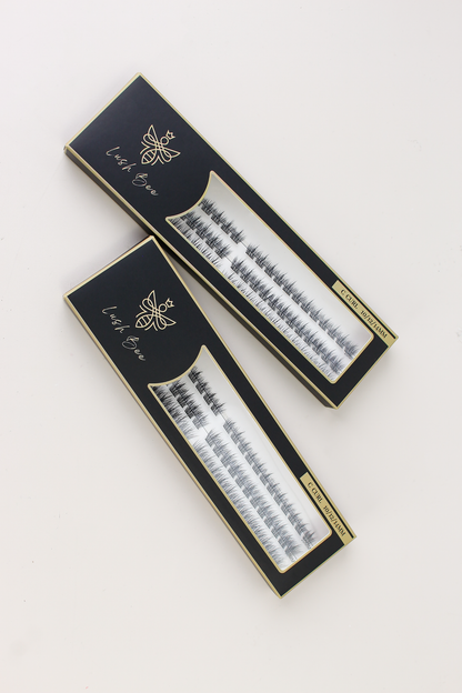 Lush Bee - DIY Eyelash Extension Pre-cut Cluster - Kezia 72 Pieces
